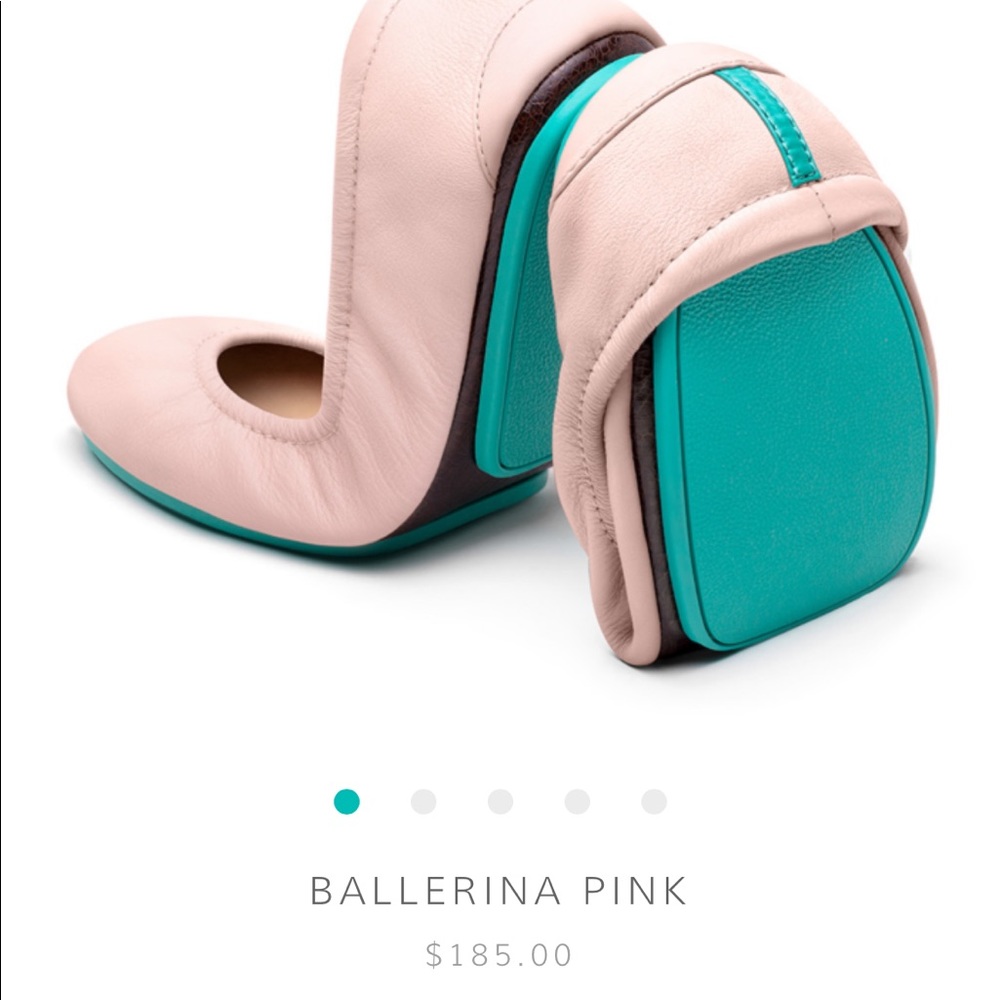 Ballerina Pink Tieks WORN ONCE Women Size 8